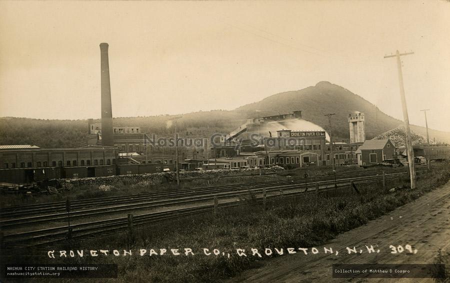 Postcard: Groveton Paper Co., Groveton, New Hampshire